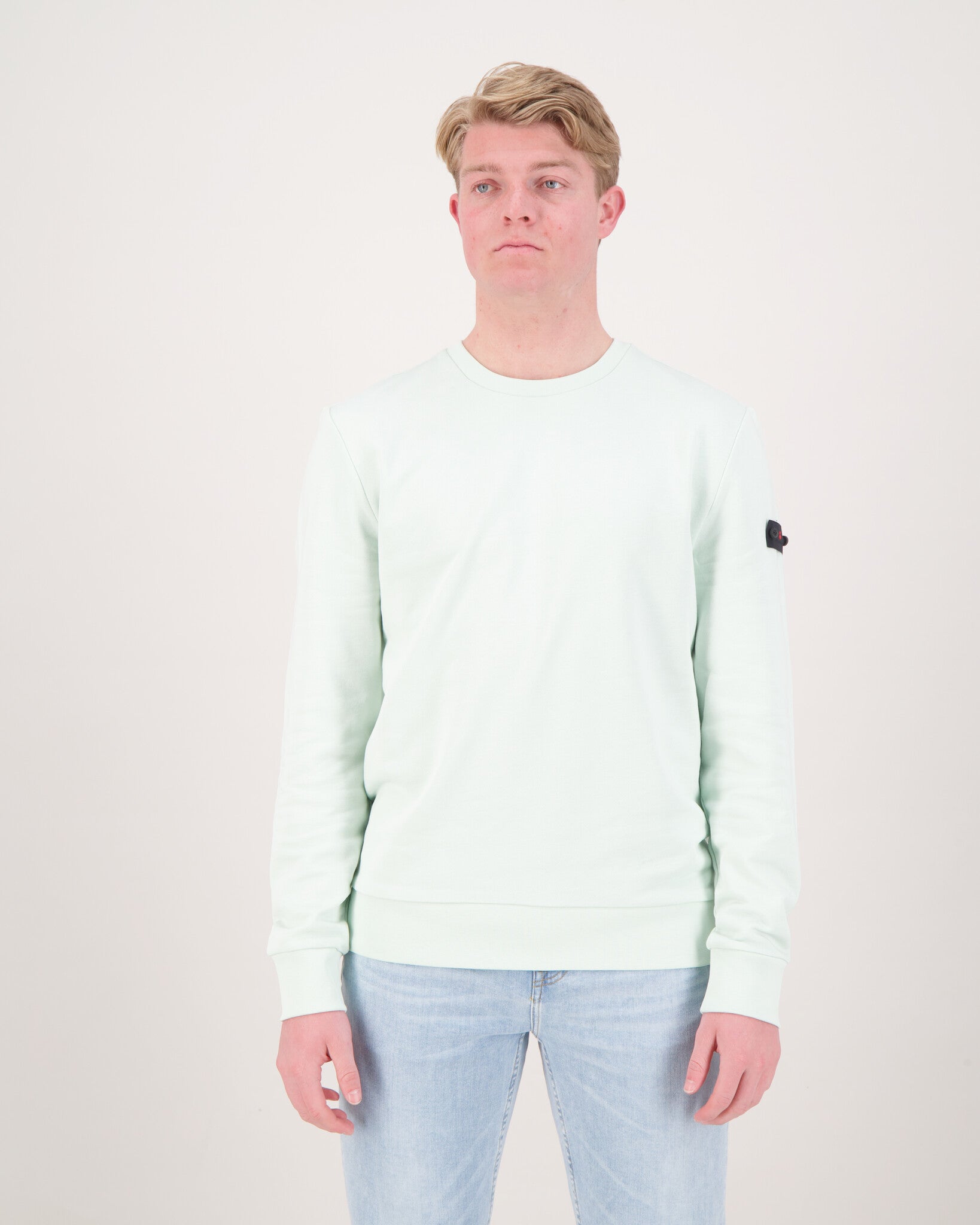 SAIDOR B PE 01
100% COTTON CREWNECK SWEATSHIRT - lichtgroen - Maat XL & XXL