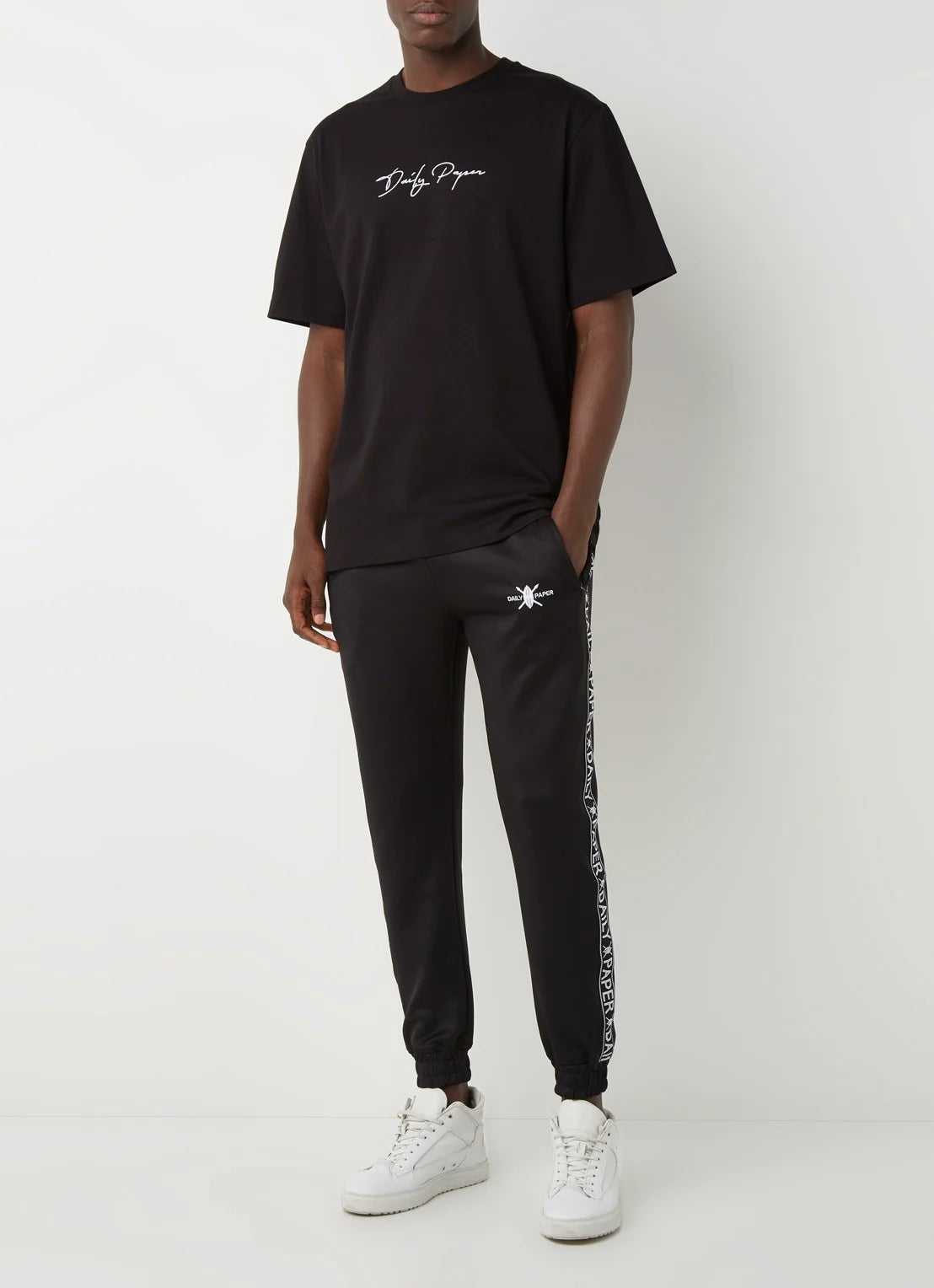 Escript T-shirt met logoborduring - Maat XS