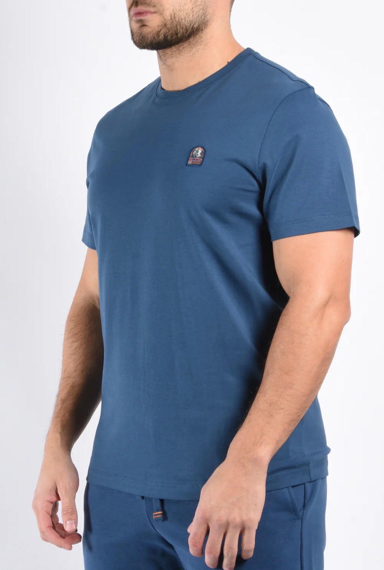 Tshirt mini logo blauw - Maat S t/m 3XL
