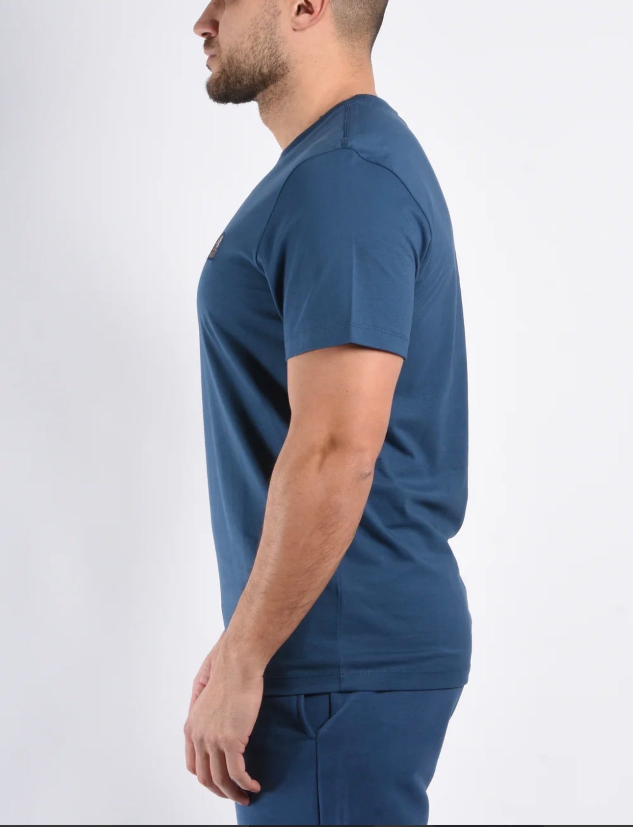 Tshirt mini logo blauw - Maat S t/m 3XL