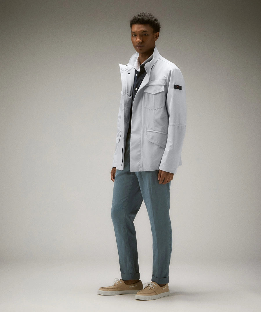 Waterafstotend field jacket lichtgrijs - METAL MDN 07 - Maat M