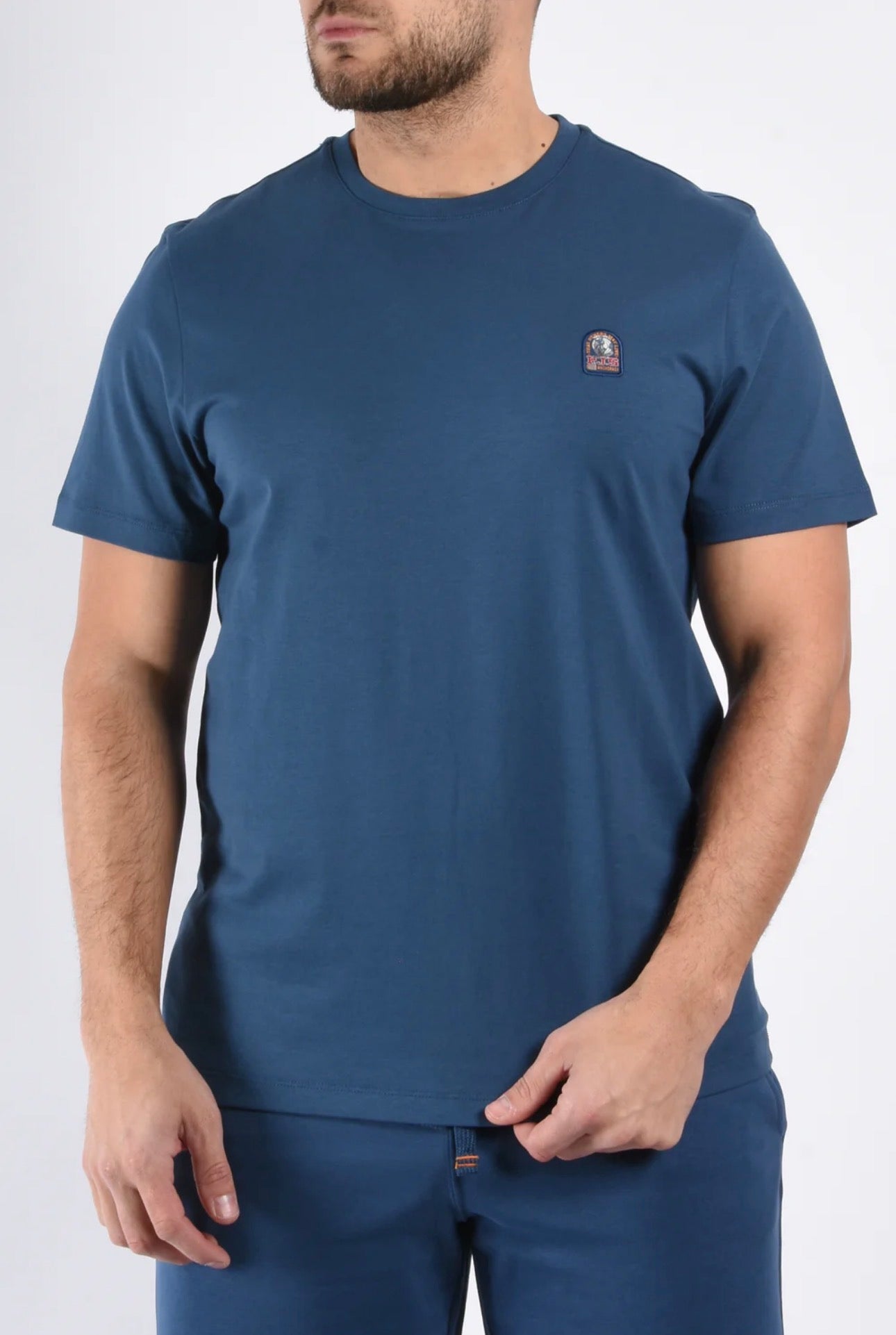 Tshirt mini logo blauw - Maat S t/m 3XL
