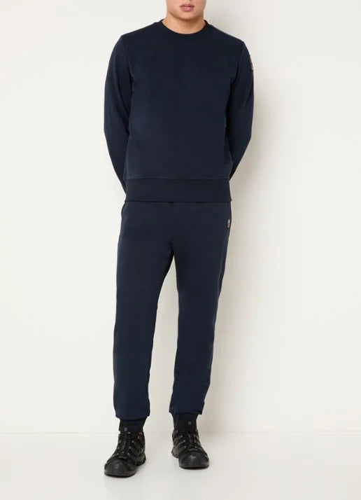 Tapered fit joggingbroek met steekzakken Navy - Maat S t/m XXL