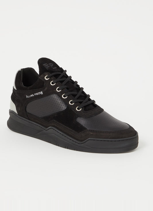 Low Top sneaker met nubuck details