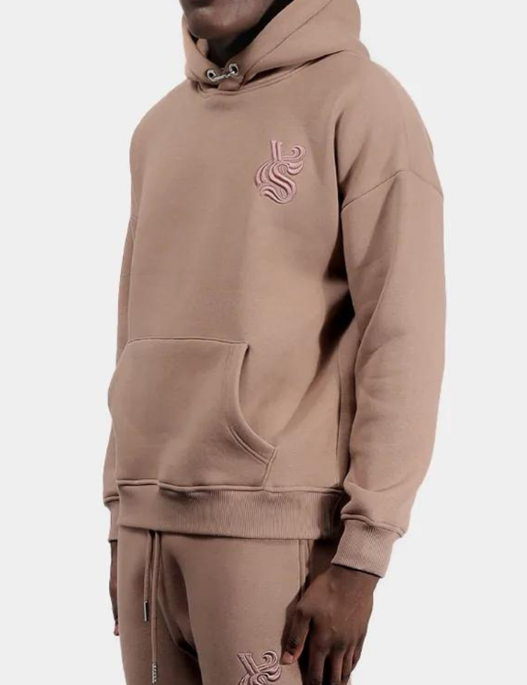 Mono Hoodie Senior Taupe - Maat L - Unisex