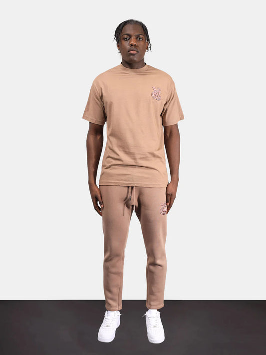 Mono T-shirt - Taupe