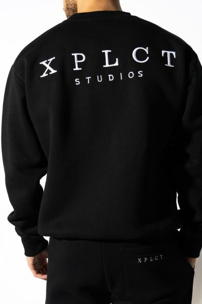 MONO CREWNECK - ZWART