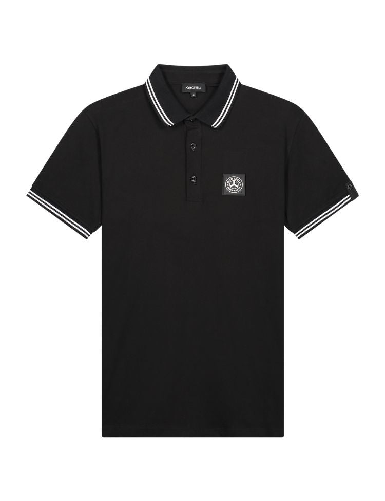 LYON POLO - BLACK/WHITE