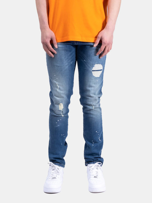 XPLCT SIGN JEANS - SANDWASH